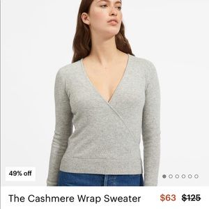 Everlane Cashmere Wrap Sweater
